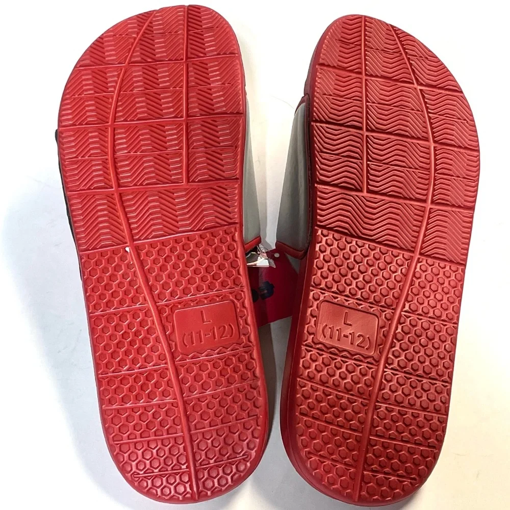 Foco OSU Ohio State Men’s Buckeyes Flip-Flop Slip-On Slippers Sz L 11-12 New - Picture 11 of 13